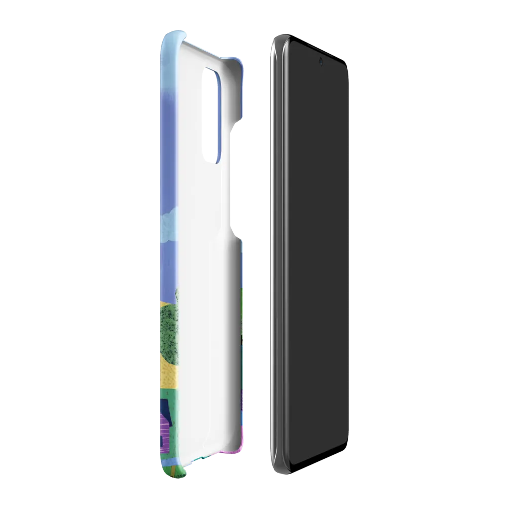 Whimsical Hills and Quaint Homes | Phone Case |  S20 Plus | Snap Case | Matte