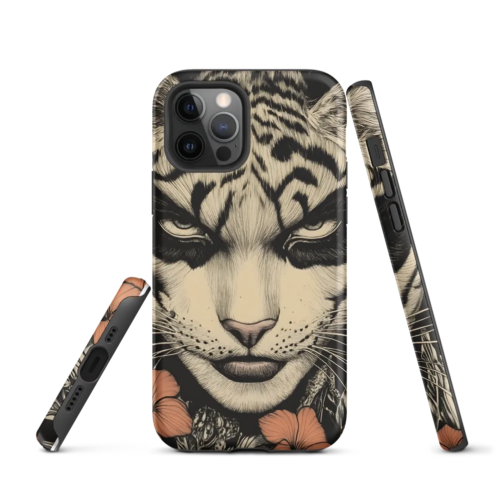 Feline Majesty: The Human-Leopard Connection | Phone Case |  12 Pro | Tough Case | Matte
