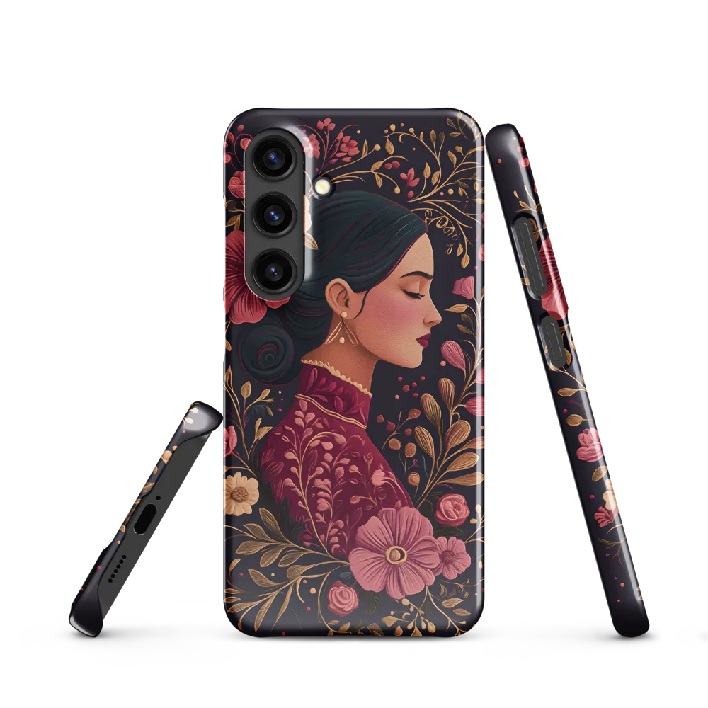Portrait of Serenity | Phone Case |  S24 | Snap Case | Glossy