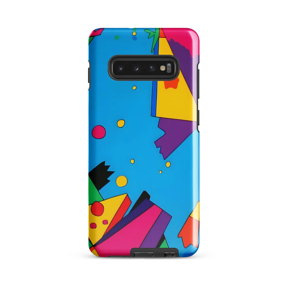 Colorful Geometric Playfulness | Phone Case |  S10 Plus | Tough Case | Glossy