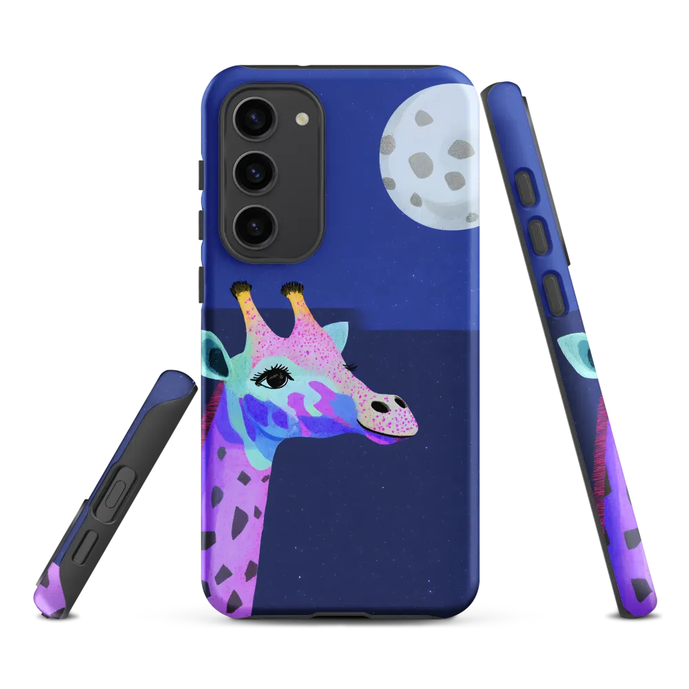 Whimsical Giraffe Under the Stars