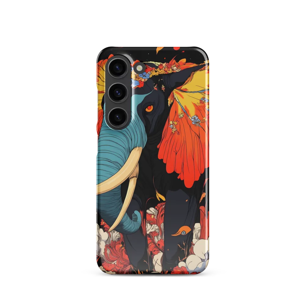 Majesty of the Floral Elephant | Phone Case |  S23 | Snap Case | Glossy