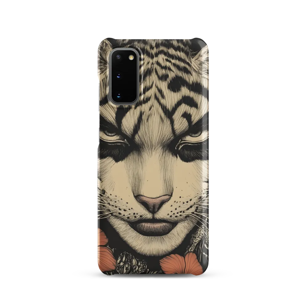 Feline Majesty: The Human-Leopard Connection | Phone Case |  S20 | Snap Case | Matte