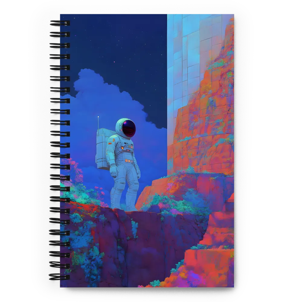 Interstellar Reflections | Spiral Notebook