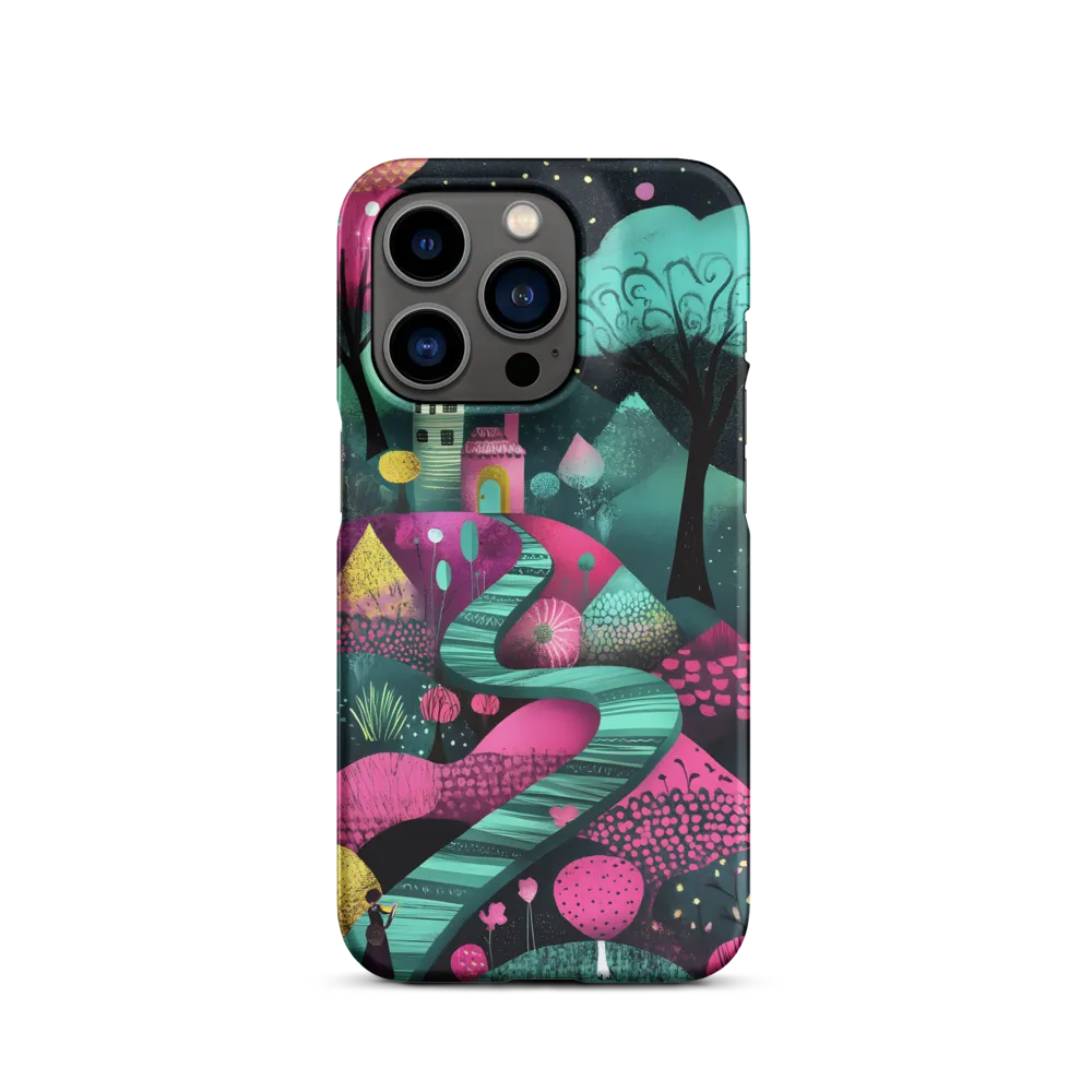Whimsical Journey through Colorful Lands | Phone Case |  14 Pro | Snap Case | Matte