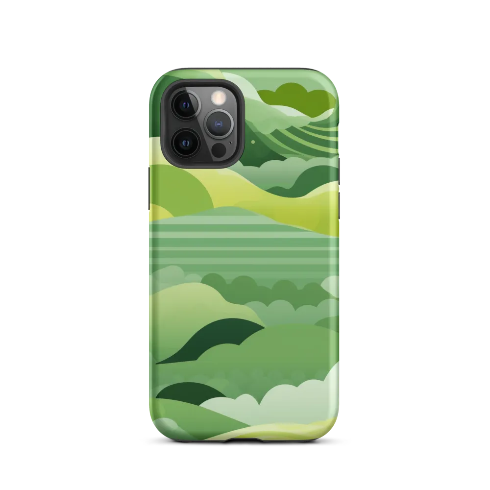 Tranquility in Green Waves