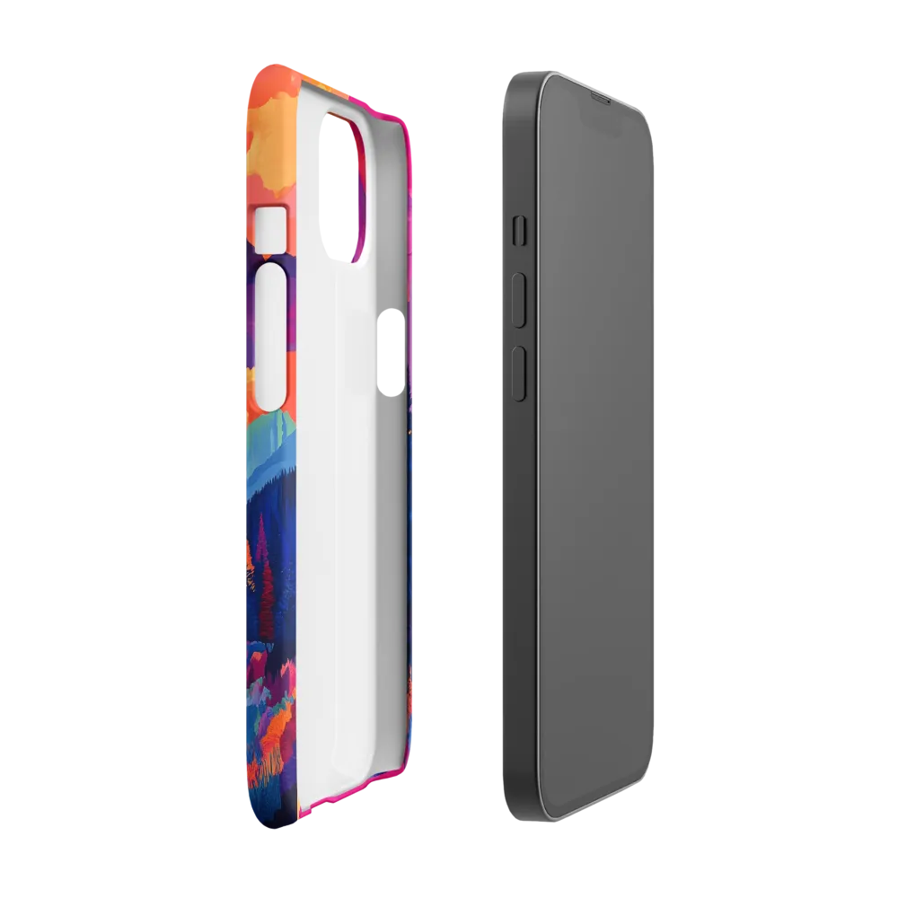 Radiant Serenity: A Surreal Landscape | Phone Case |  13 | Snap Case | Matte