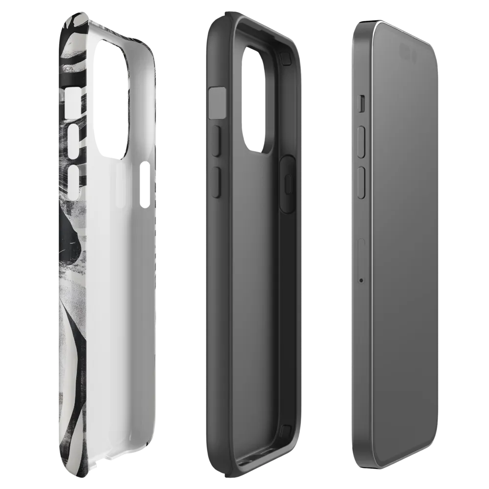 Zebra in the Jungle of Illusions | Phone Case |  14 Pro Max | Tough Case | Matte