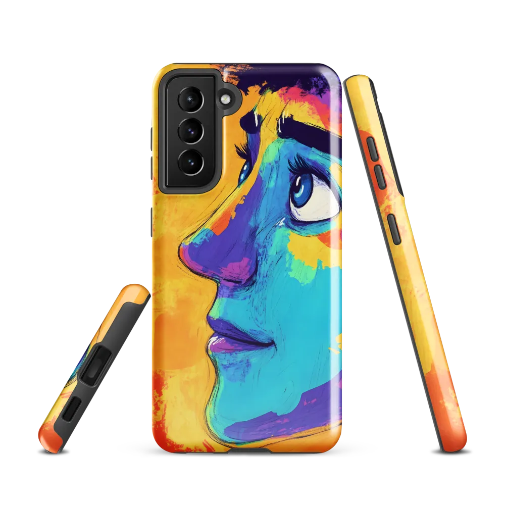 Whispers of Curiosity | Phone Case |  S21 | Tough Case | Glossy