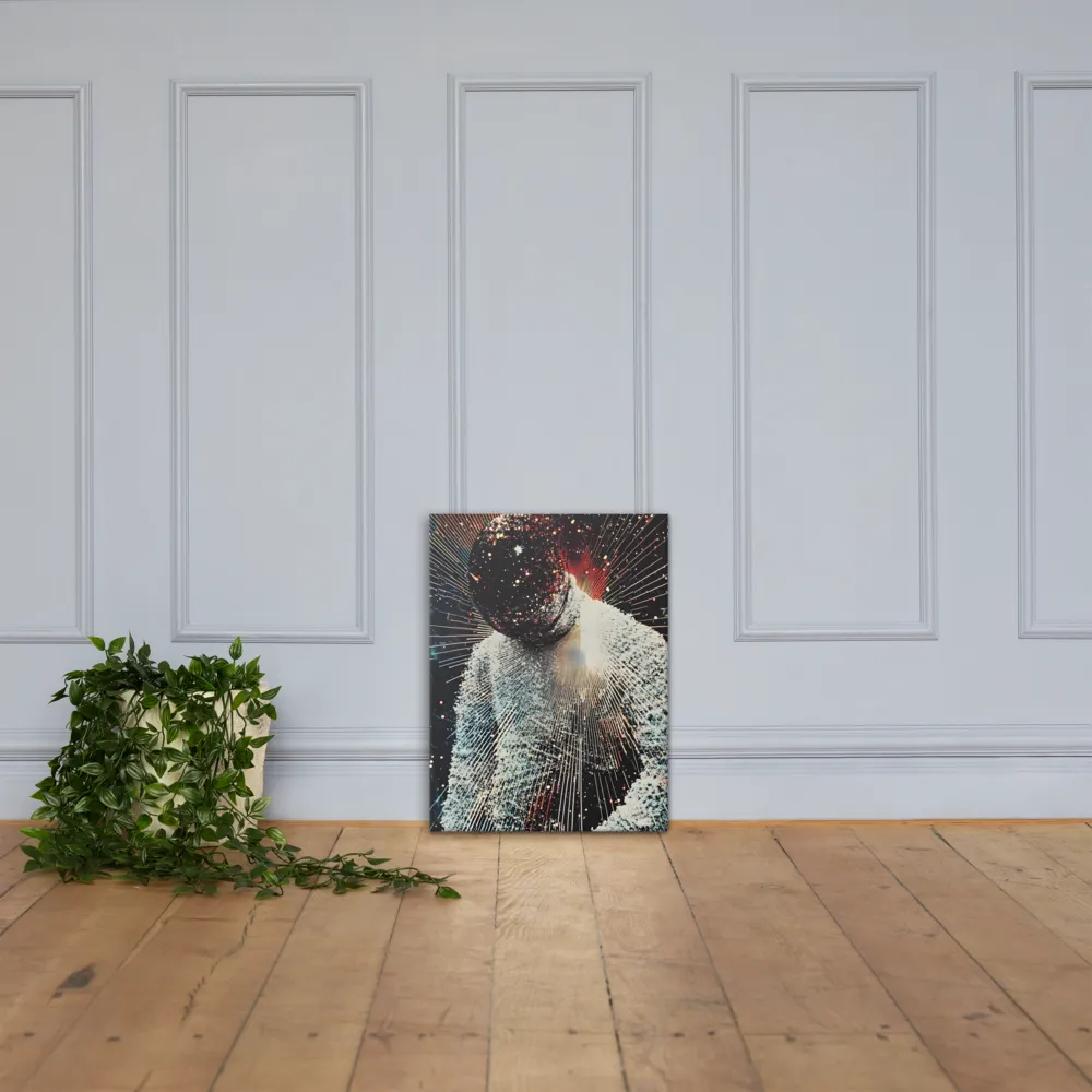 Ethereal Astronaut: A Journey Through the Cosmos | Canvas | 18″×24″