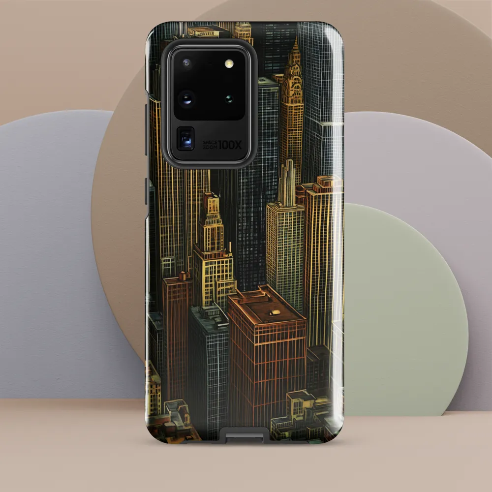 Urban Elegance: A Golden Cityscape
