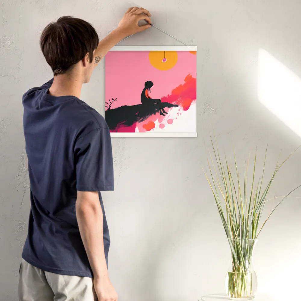 Whispers of the Sun | Poster With White Wood Hanger | 16″×16″