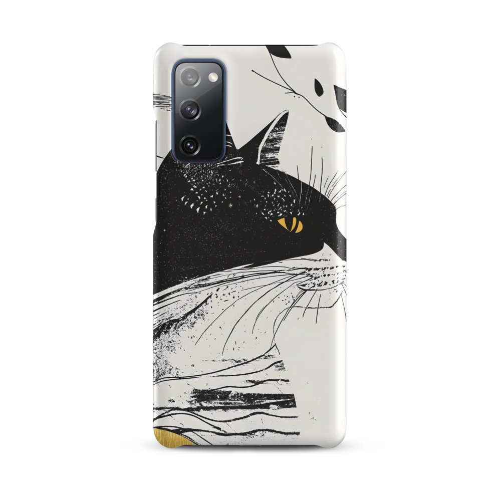Whiskered Elegance: A Minimalist Cat Profile