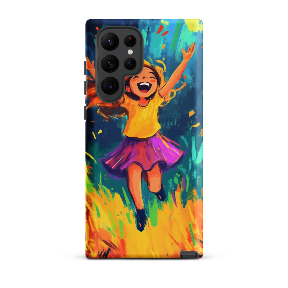 Joyful Escape into Nature | Phone Case |  S22 Ultra | Tough Case | Matte