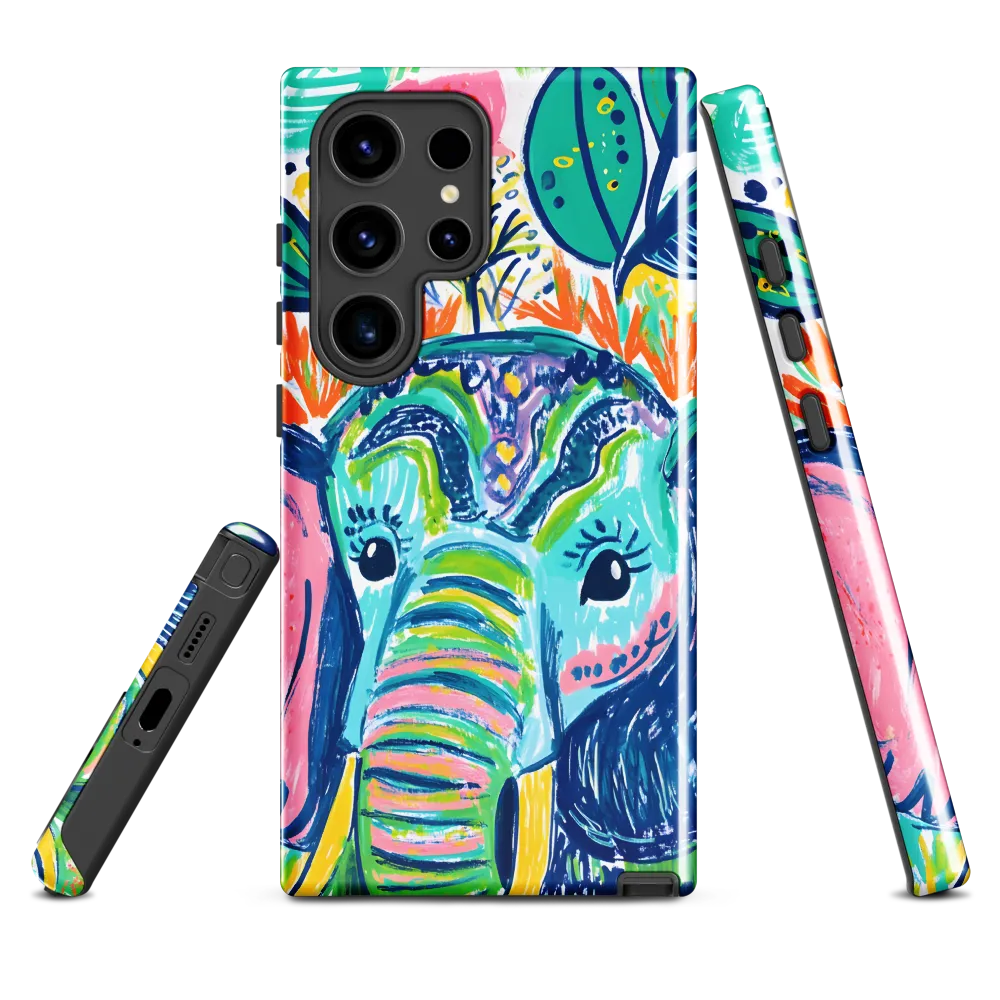 Whimsical Elephant Portrait