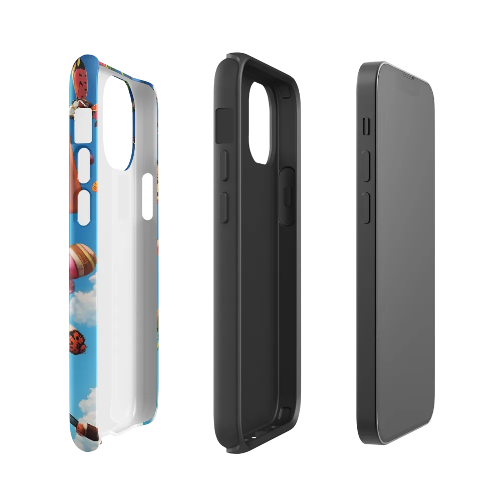 Joyful Whimsy | Phone Case |  13 mini | Tough Case | Glossy