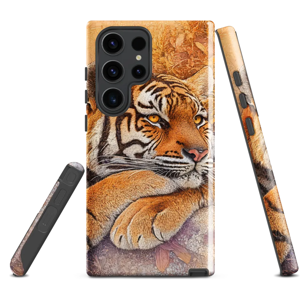 Serenity of the Tiger | Phone Case |  S23 Ultra | Tough Case | Glossy