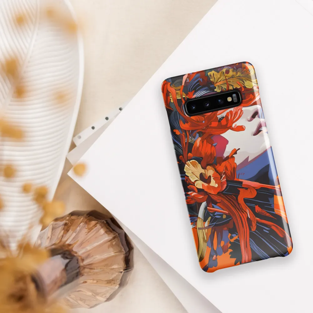 Floral Serenity | Phone Case |  S10 Plus | Snap Case | Glossy