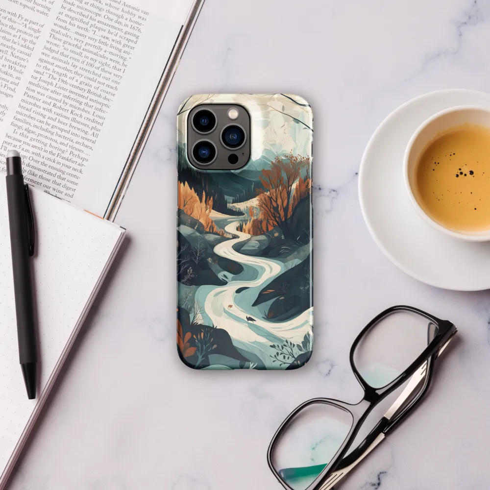 Winding Serenity: A Digital Landscape