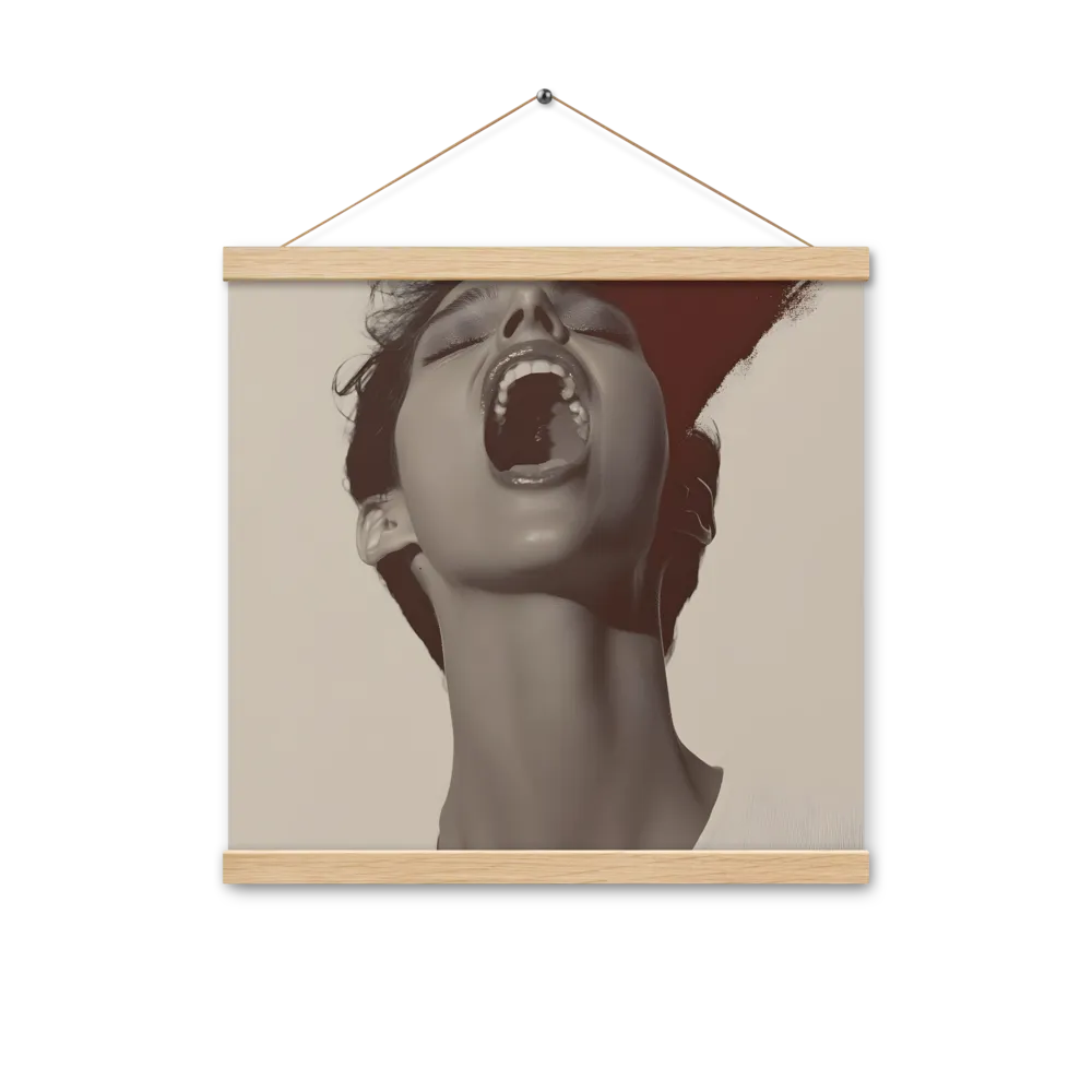 Echoes of Emotion | Poster With Oak Wood Hanger | 16″×16″
