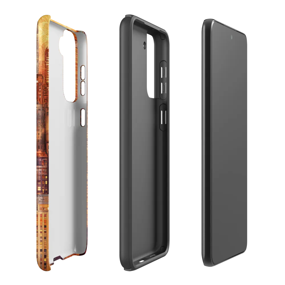 Golden Hour Over the City | Phone Case |  S21 Plus | Tough Case | Matte