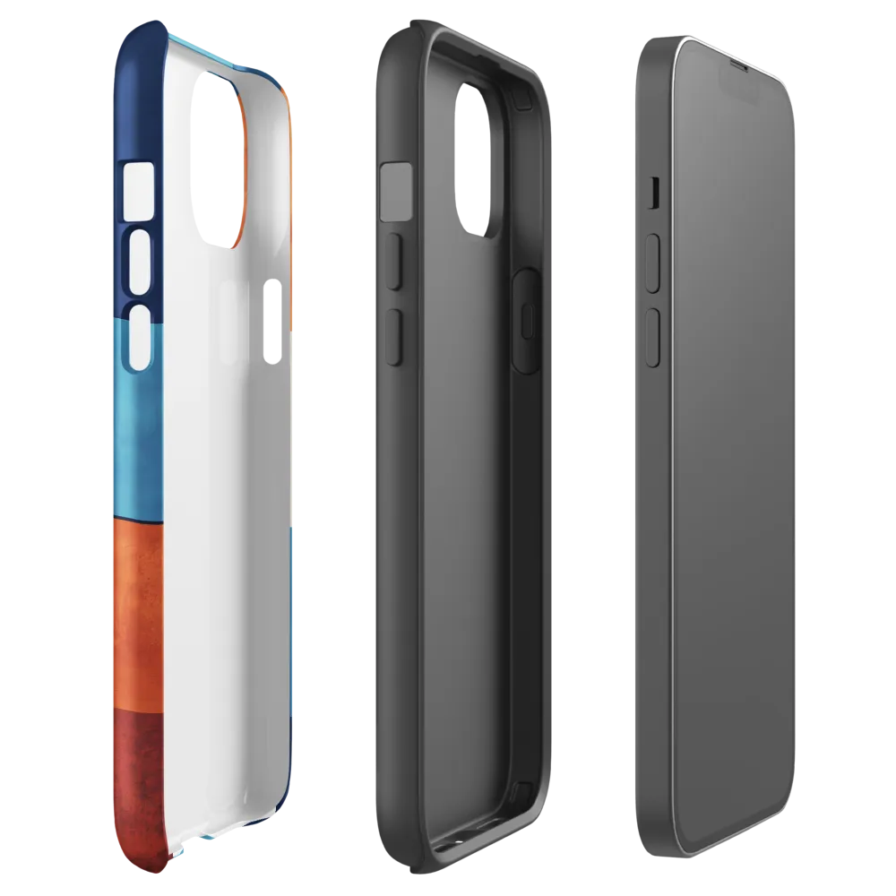 Geometric Harmony in Color | Phone Case |  14 Plus | Tough Case | Glossy