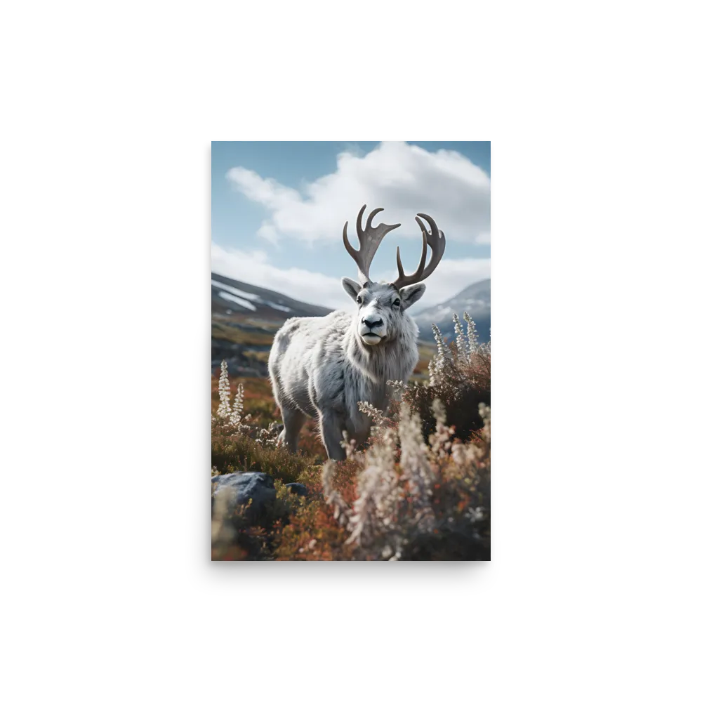 Majestic Harmony: The Reindeer in Nature | Poster | 12″×18″
