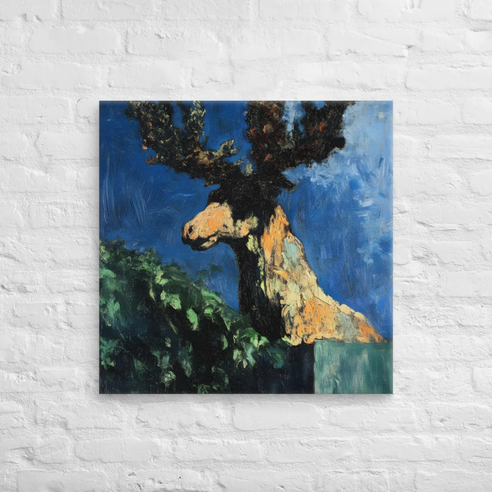 The Majestic Deer in Nature | Canvas | 28″×28″