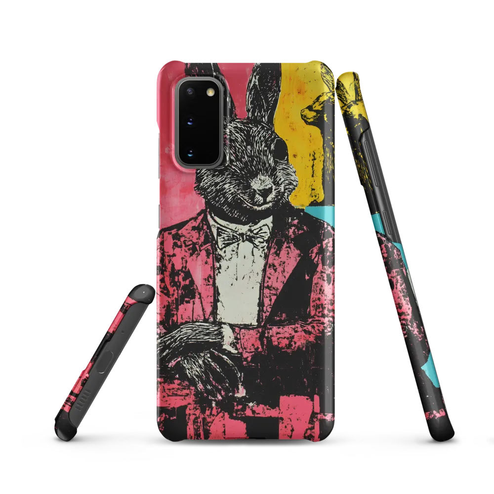 The Dapper Rabbit | Phone Case |  S20 | Snap Case | Matte