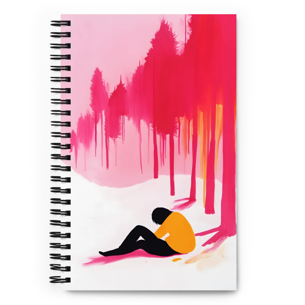 Whispers of Solitude | Spiral Notebook