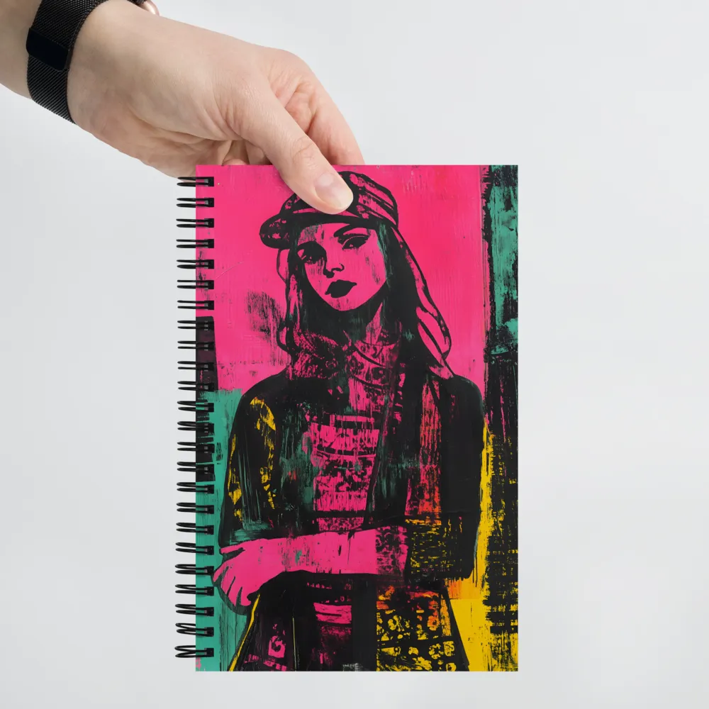 Urban Chic: A Modern Portrait | Spiral Notebook