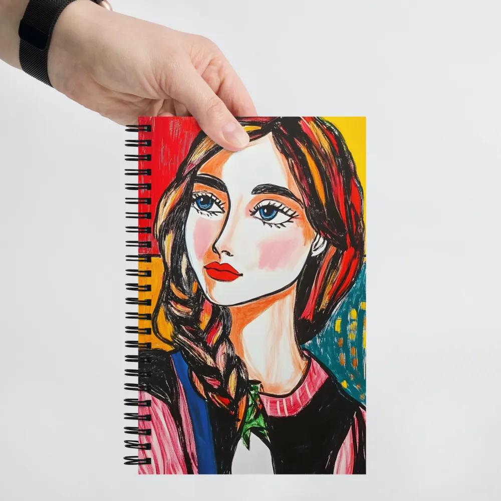 Confident Gaze | Spiral Notebook