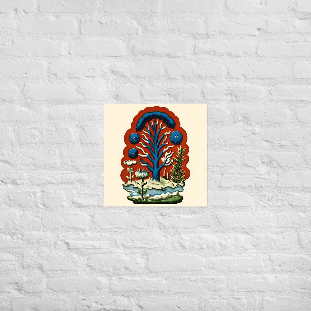 Azure Arbor 
 Poster | 18″x 18″