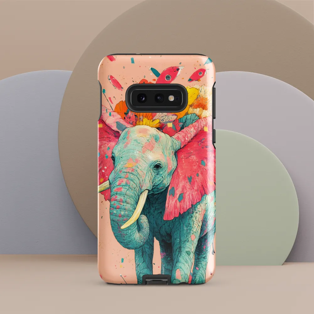 Whimsical Elegance: The Floral Elephant