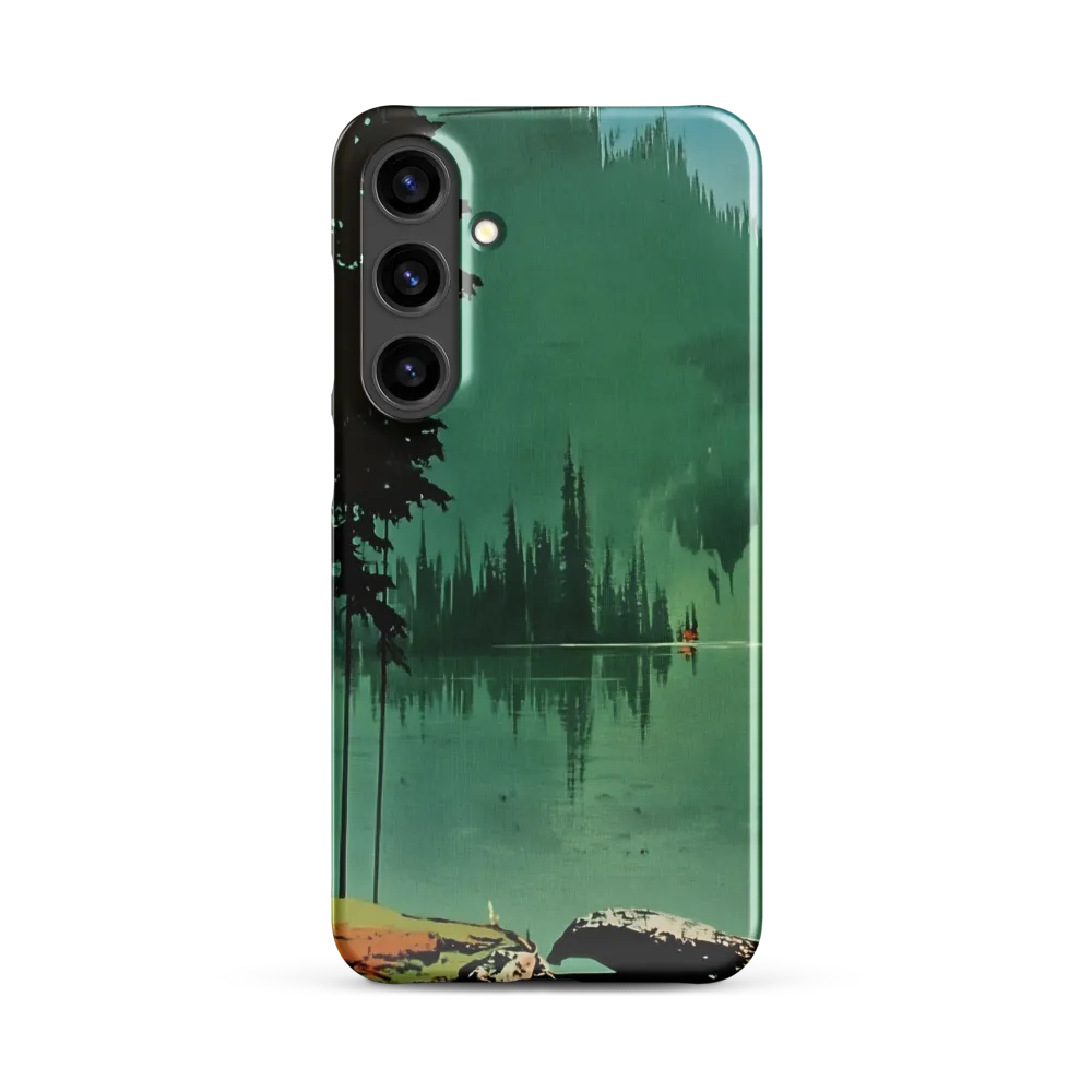 Serenity Reflected: A Tranquil Lake Scene
