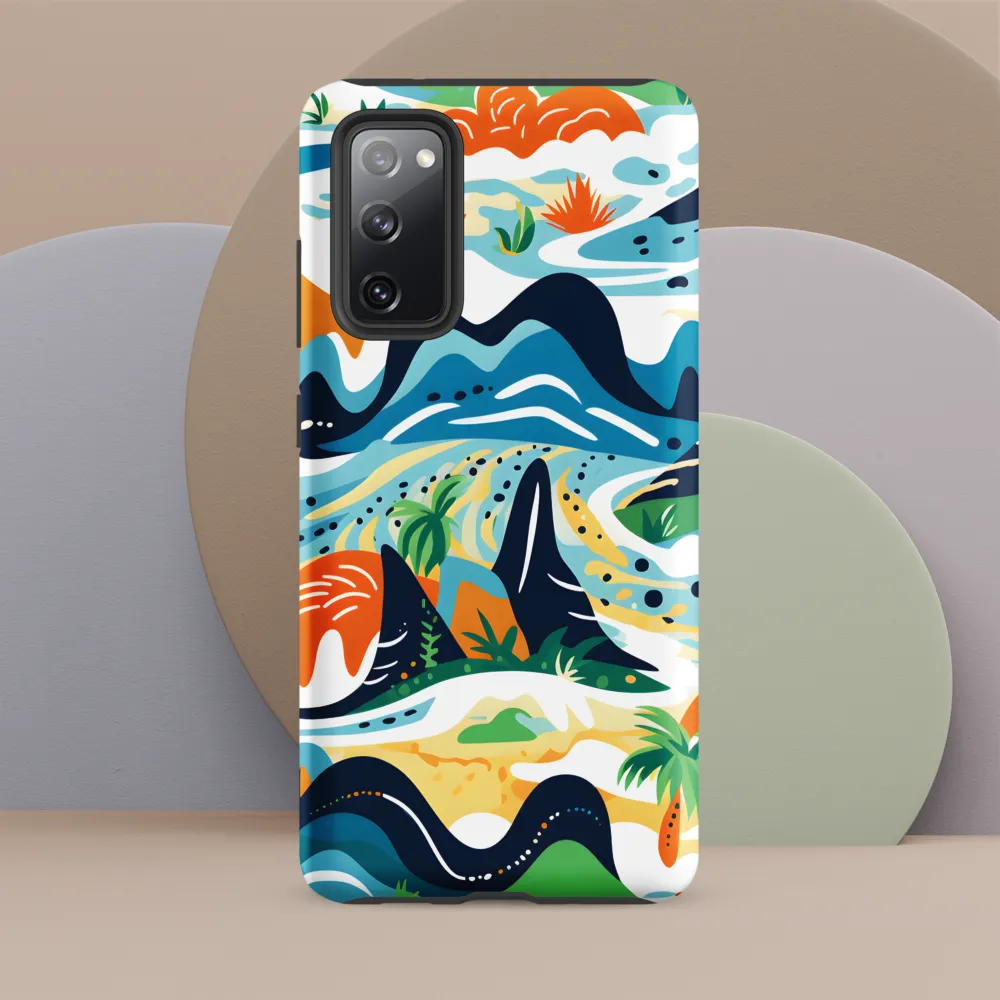 Abstract Tropical Landscape
