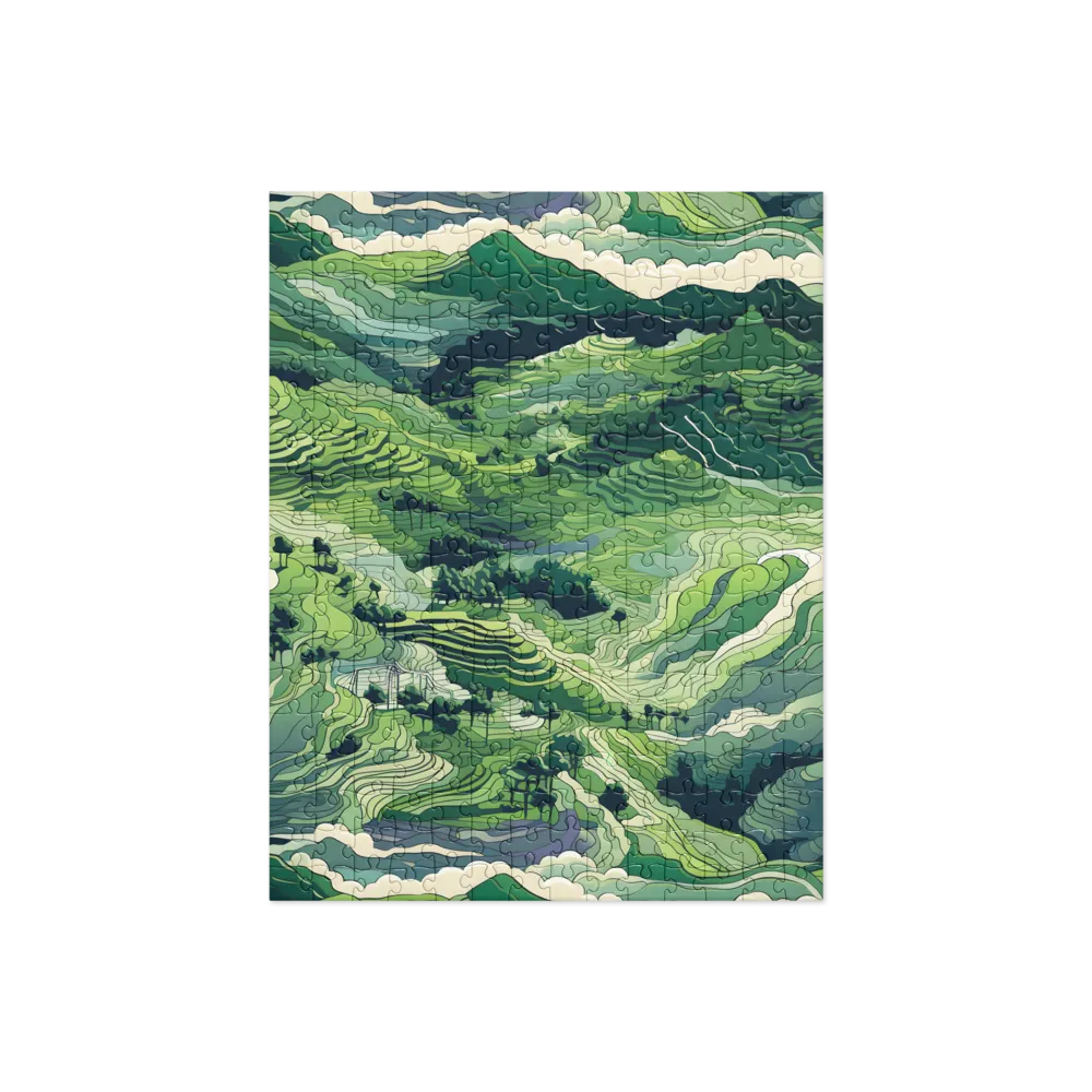 Harmony of the Lush Landscape | Jigsaw Puzzle | 252 pieces