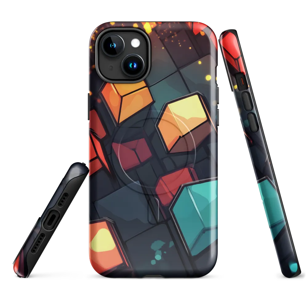 Illuminated Geometry | Phone Case |  15 Plus | MagSafe® Tough Case | Glossy