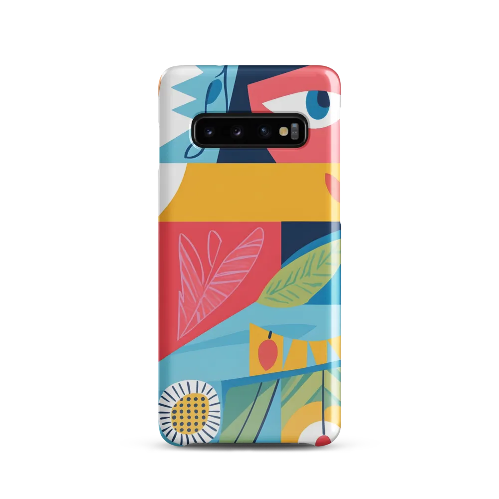 Vibrant Geometric Visage