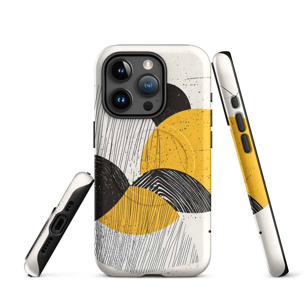 Dynamic Harmony in Black and Yellow