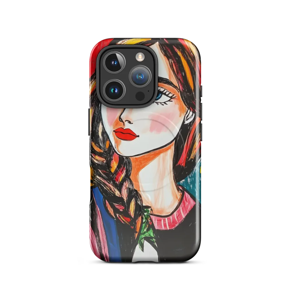 Confident Gaze | Phone Case |  16 Pro | MagSafe® Tough Case | Glossy