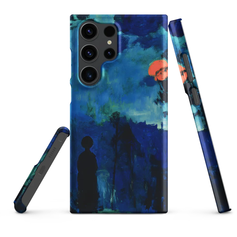 Solitude in Blue | Phone Case |  S23 Ultra | Snap Case | Matte