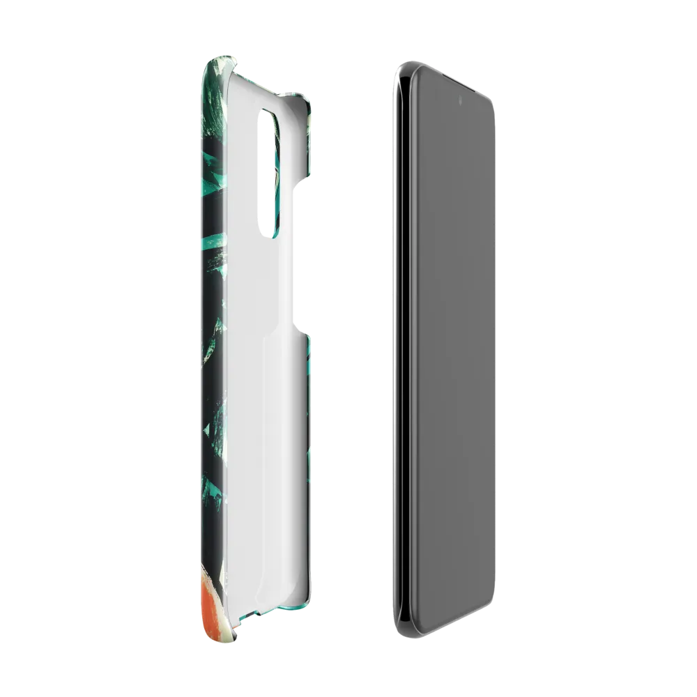 Curious Giraffe in Lush Greenery | Phone Case |  S20 | Snap Case | Glossy