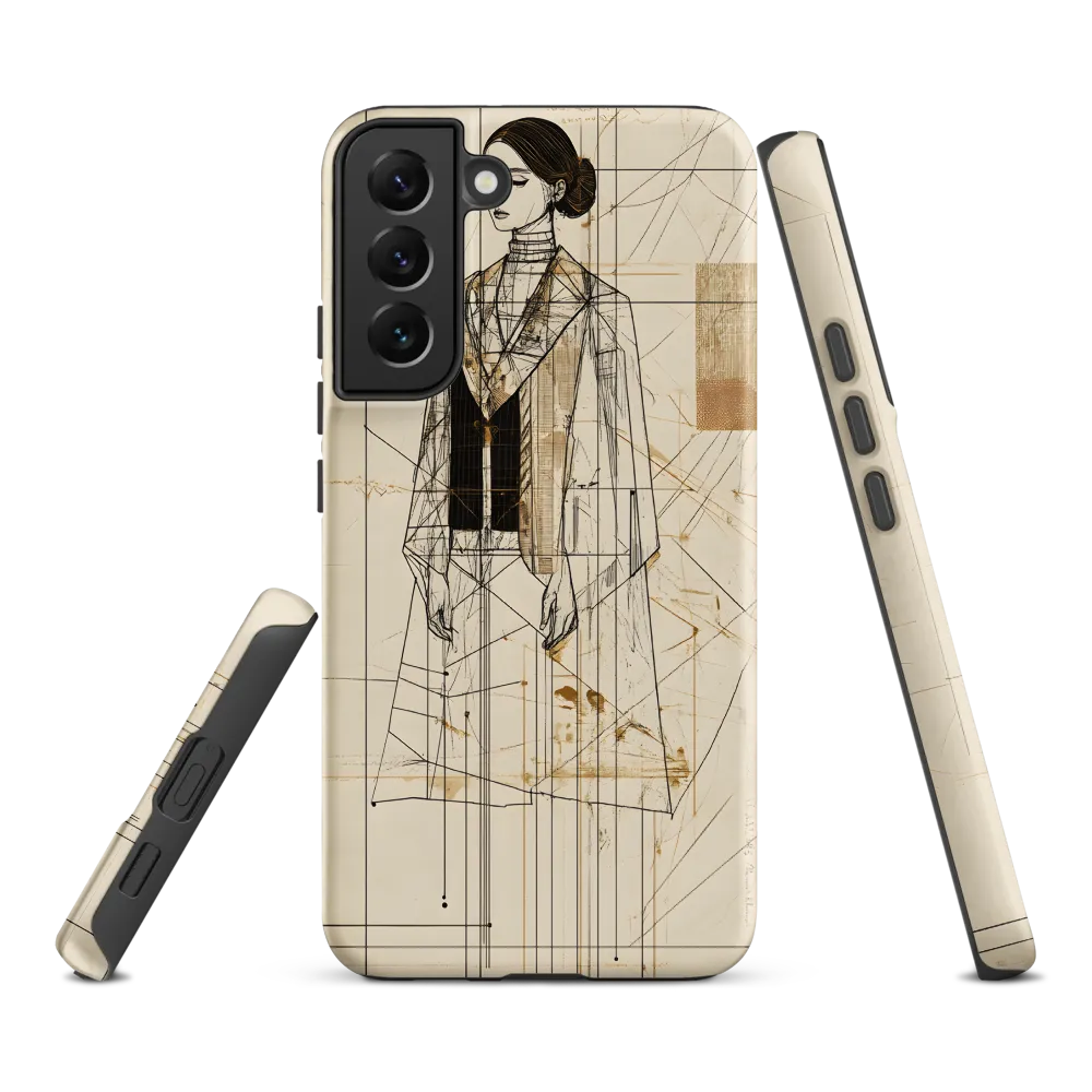 Elegance in Lines | Phone Case |  S22 Plus | Tough Case | Matte