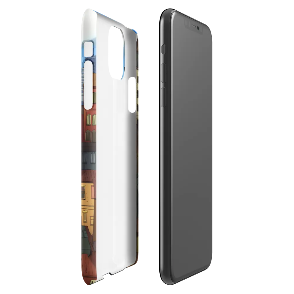 Urban Symphony: A Colorful Cityscape | Phone Case |  11 Pro Max | Snap Case | Matte