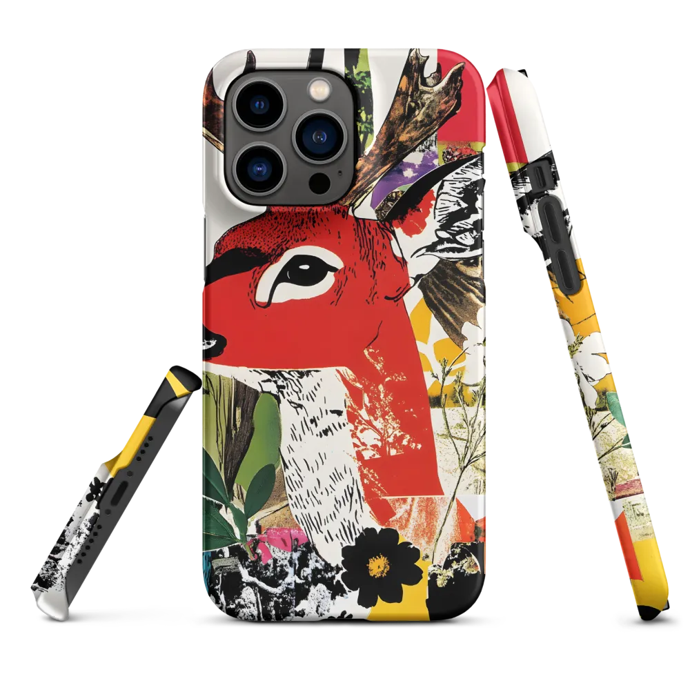 Vibrant Harmony: The Deer in Nature | Phone Case |  14 Pro Max | Snap Case | Matte