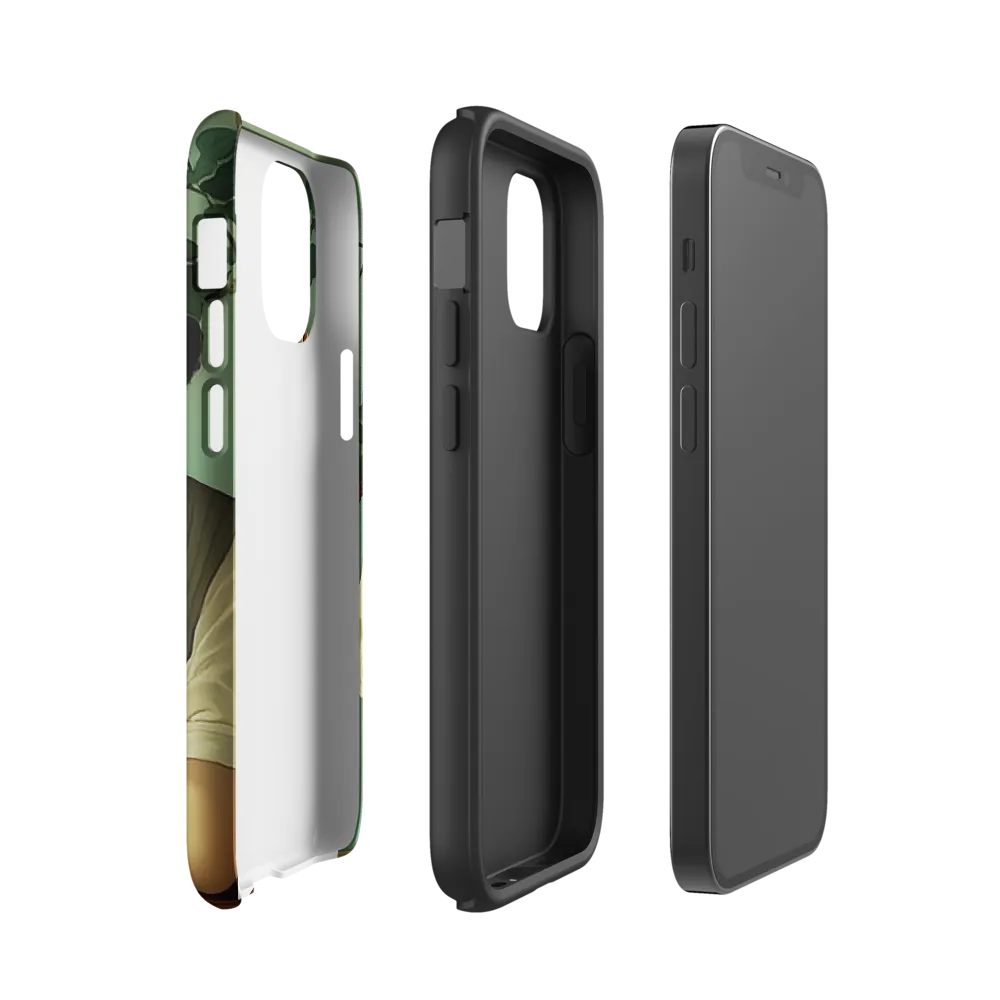 Whispers of Serenity | Phone Case |  12 mini | Tough Case | Glossy