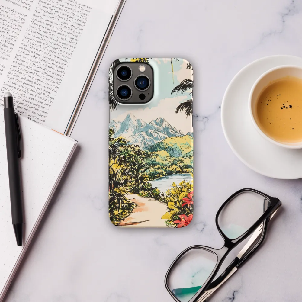 Tropical Serenity | Phone Case |  13 Pro Max | Snap Case | Matte