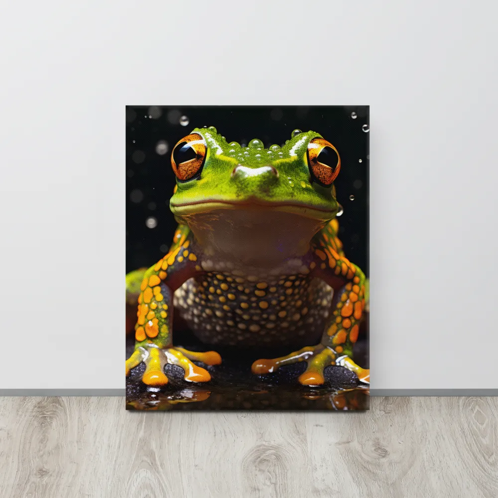 Emerald Elegance: The Frog in Focus