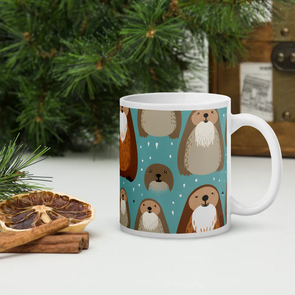 Whimsical Waters: A Celebration of Otters and Seals | Mugs | Multiple Sizes & Colors